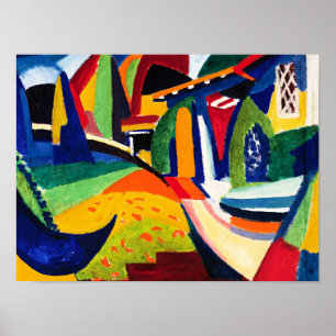 Sayen - Scheherazade, colourful painting Poster