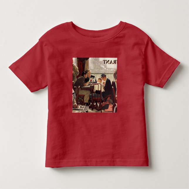 Saying Grace by Norman Rockwell Toddler T-Shirt (Front)