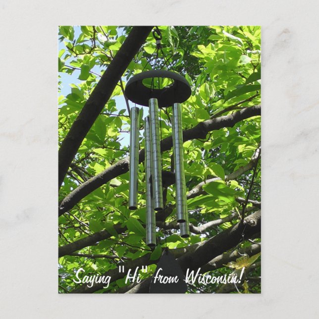 Saying Hi from Wisconsin Postcard (Front)