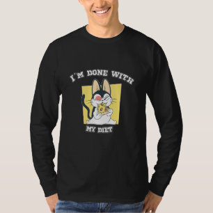 Saying Im Done With My Diet Sweet Box With Pizza T-Shirt