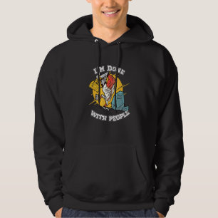 Saying Im Done With People Choleric Gorilla Hoodie