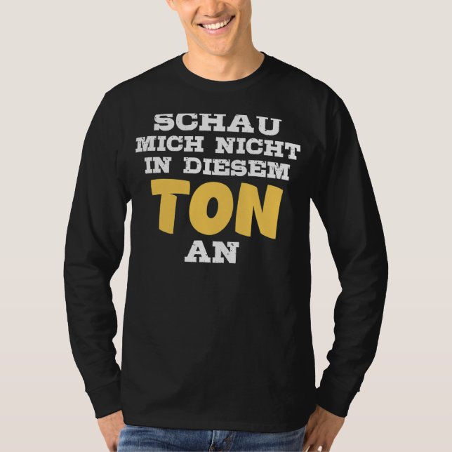 Saying With Irony Ironic T-Shirt (Front)