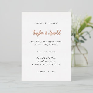 Saylor Modern Wedding