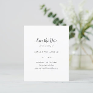 Saylor Modern Wedding Save the Date