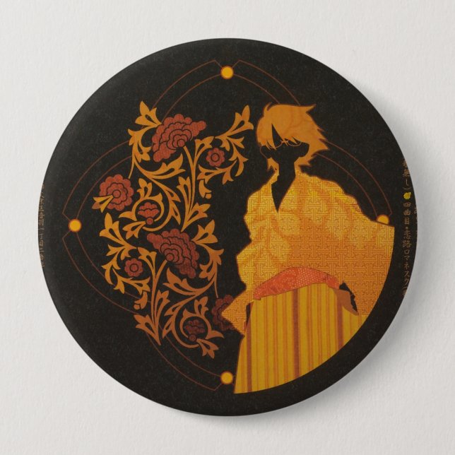 Sayonara Zetsubou Sensei 10 Cm Round Badge (Front)