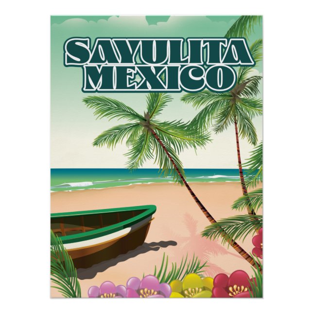 Sayulita Mexico beach poster (Front)