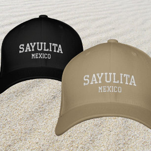 Sayulita Mexico beach vacation outfit Embroidered Hat