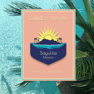 Sayulita Mexico vacation Postcard