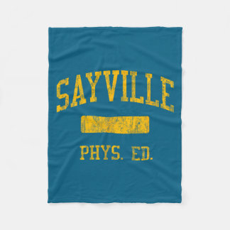 Sayville high school hs west sayville ny phys ed fleece blanket