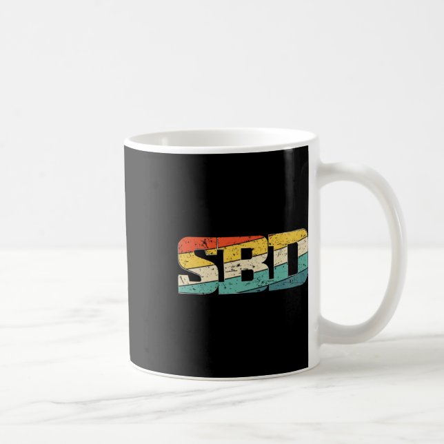 Sbd Squat Bench Deadlift Powerlifting  Coffee Mug (Right)