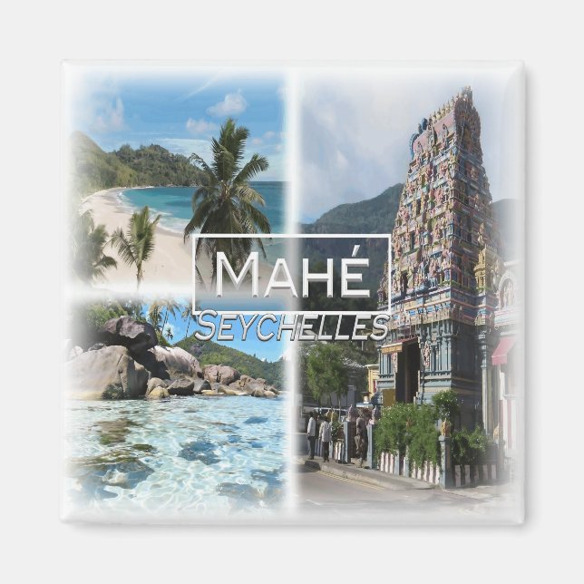 SC0030 Africa, Seychelles, Mahe, fridge Magnet (Front)