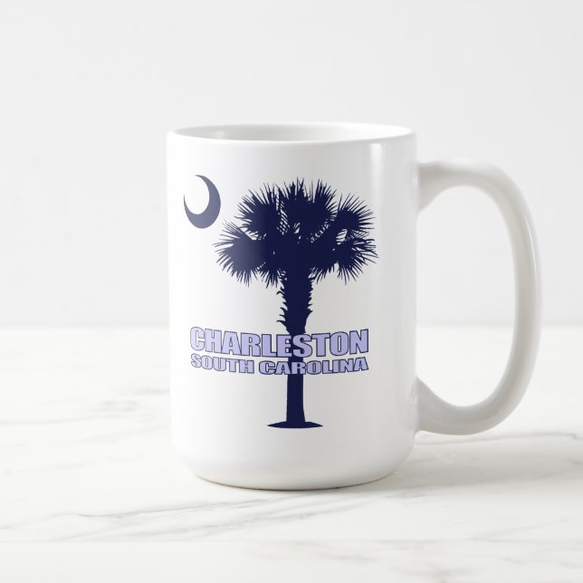 SC Palmetto & Crescent (Charleston) Coffee Mug (Right)