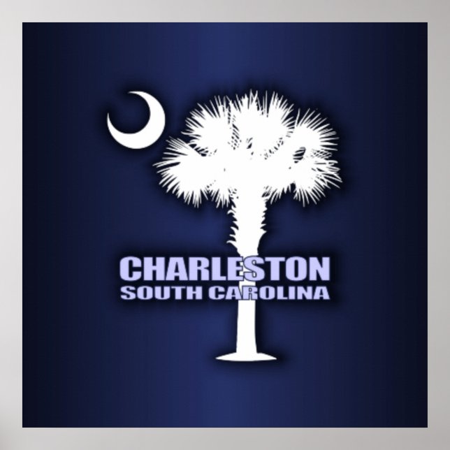 SC Palmetto & Crescent (Charleston) Poster (Front)
