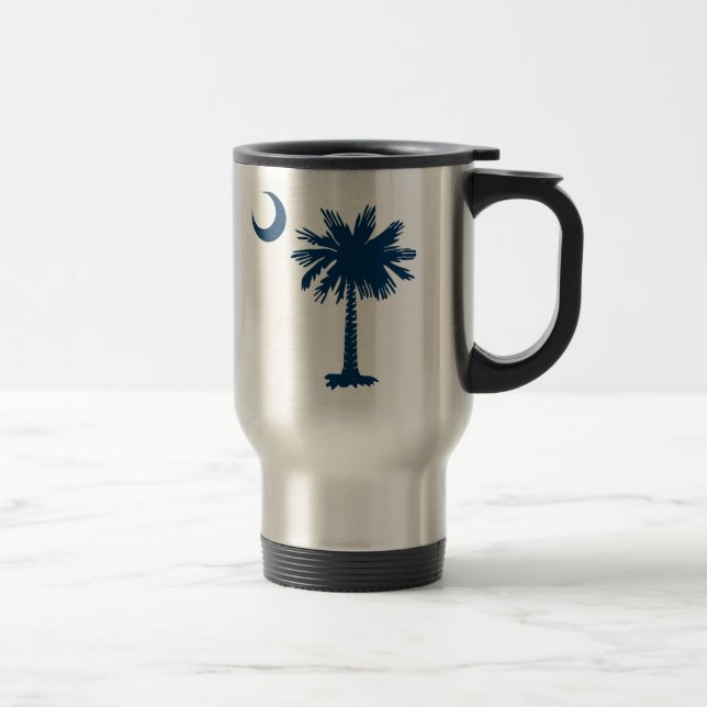 SC Palmetto & Crescent Travel Mug (Right)
