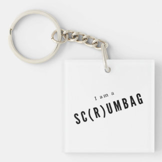Sc(r)umbag bag key ring