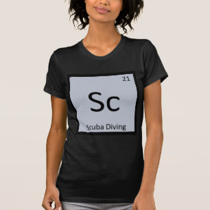 Sc - Scuba Diving Sports Chemistry Periodic Table T-Shirt
