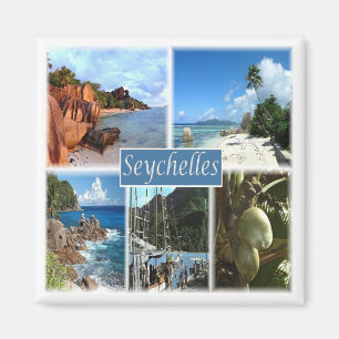 SC * Seychelles - Collage Magnet