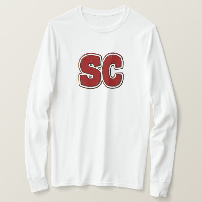 SC South Carolina T-Shirt (Design Front)