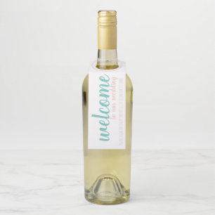 SC Wedding Wine Bottle Tag
