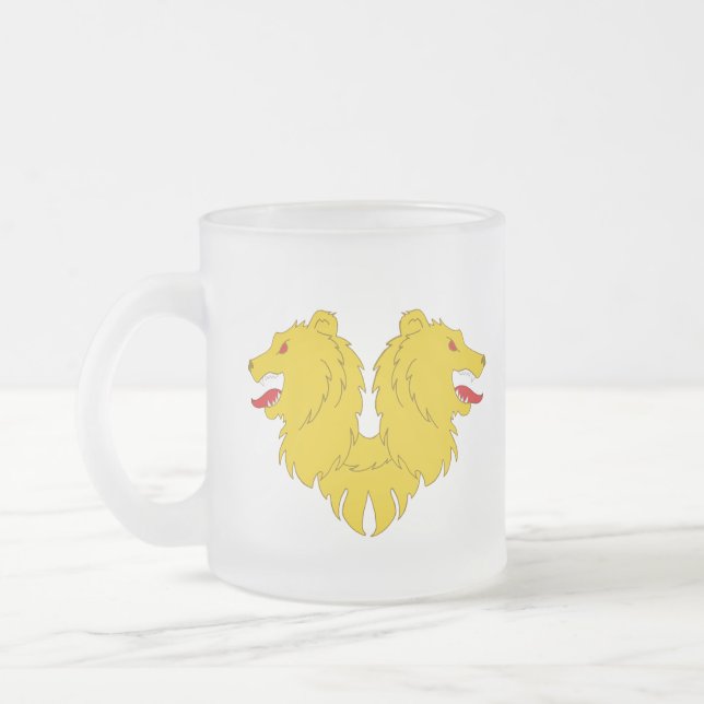 SCA Adiantum Frosted Glass Coffee Mug (Left)