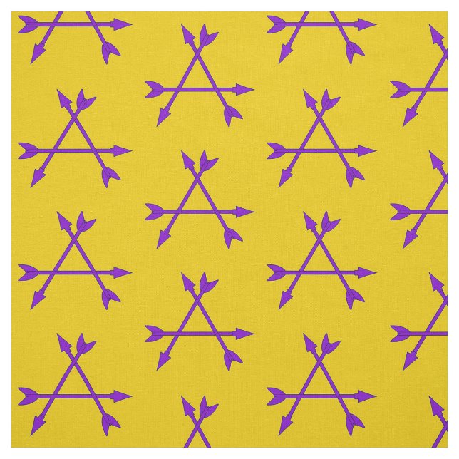 SCA Arrow's Flight Populace Badge Fabric (Swatch)