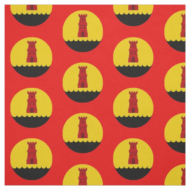 SCA Blackwater Keep Populace Badge Fabric (Swatch)
