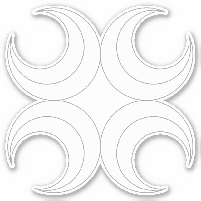 SCA Caid Custom-Cut Vinyl Sticker (Front)