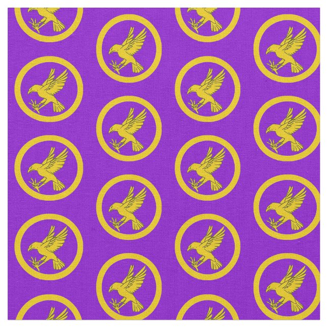 SCA Calontir Populace Badge Fabric (Close Up)