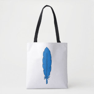 SCA Clan Blue Feather Tote Bag