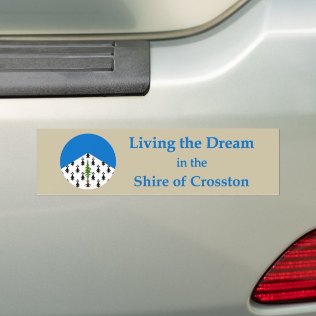 SCA Crosston Bumper Sticker (On Car)