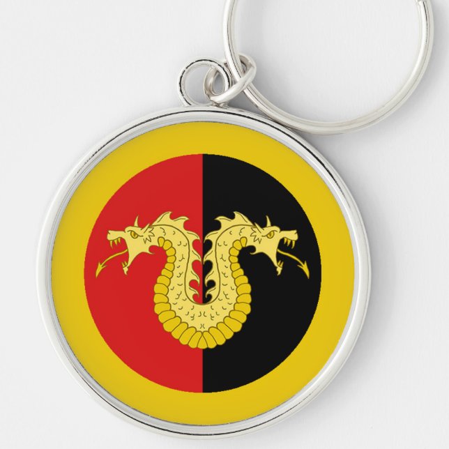 SCA Dragon's Laire Keychain (Front)
