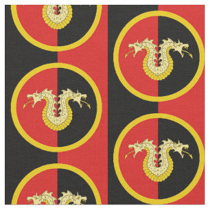 SCA Dragon's Laire Populace Badge Fabric