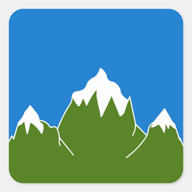 SCA Ered Sul Populace Badge Square Sticker (Front)