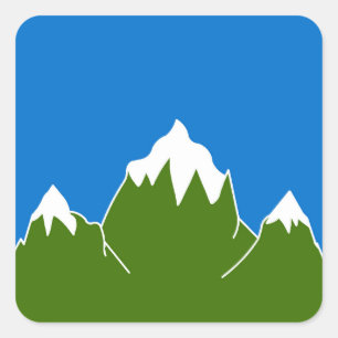 SCA Ered Sul Populace Badge Square Sticker