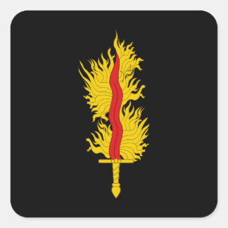 SCA Flame Populace Badge Square Sticker
