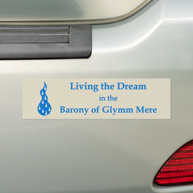 SCA Glymm Mere Bumper Sticker (On Car)