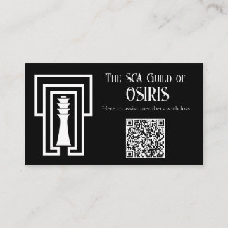 SCA Guild of Osiris Cards