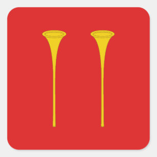 SCA Heraldshill Populace Badge Square Sticker