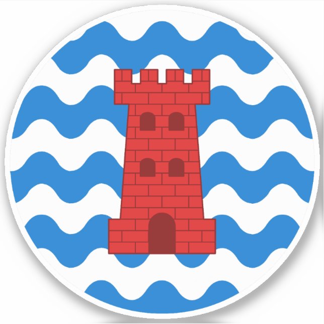 SCA Isles Vinyl Sticker (Front)