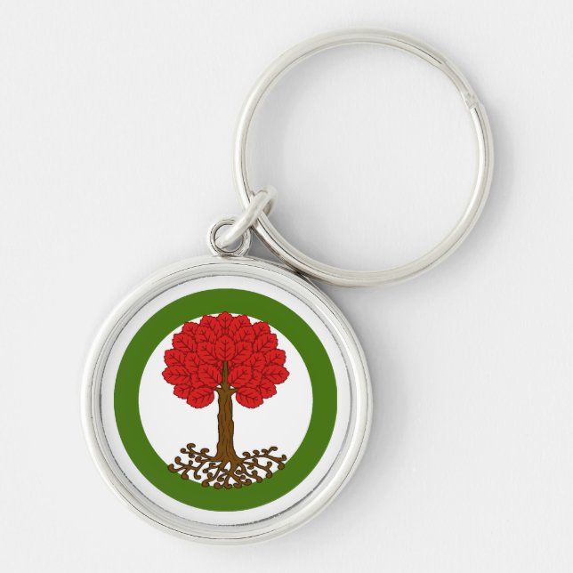 SCA Myrgan Wood Keychain (Front)