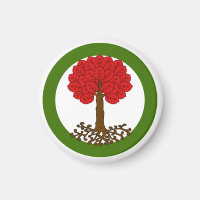 SCA Myrgan Wood Magnet