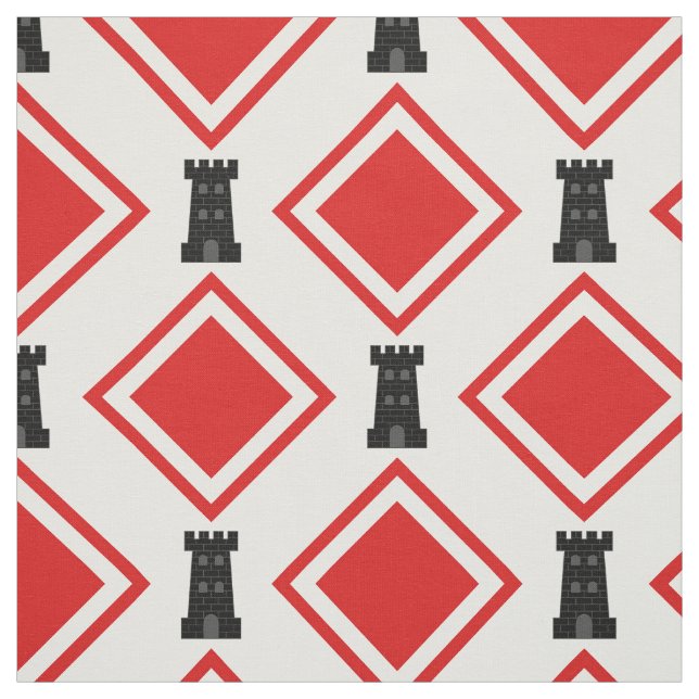 SCA Northkeep Populace Badge Fabric (Swatch)