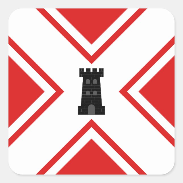 SCA Northkeep Populace Badge Square Sticker (Front)