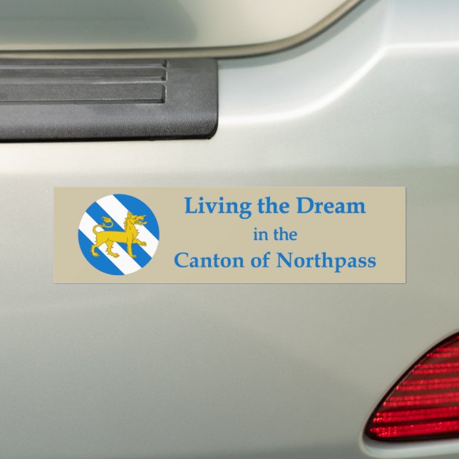 SCA Northpass Bumper Sticker (On Car)