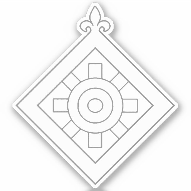 SCA Order of the Mark Custom-Cut Vinyl Sticker (Front)