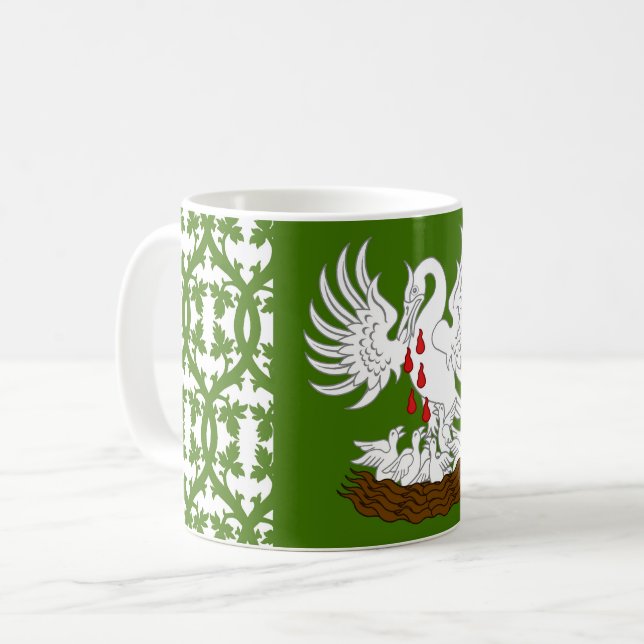 SCA Order of the Pelican Coffee Mug (Front Left)