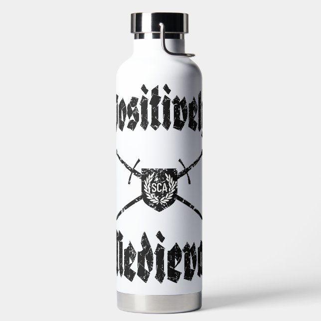 SCA Postively Mediaeval Waterbottle  Water Bottle (Left)