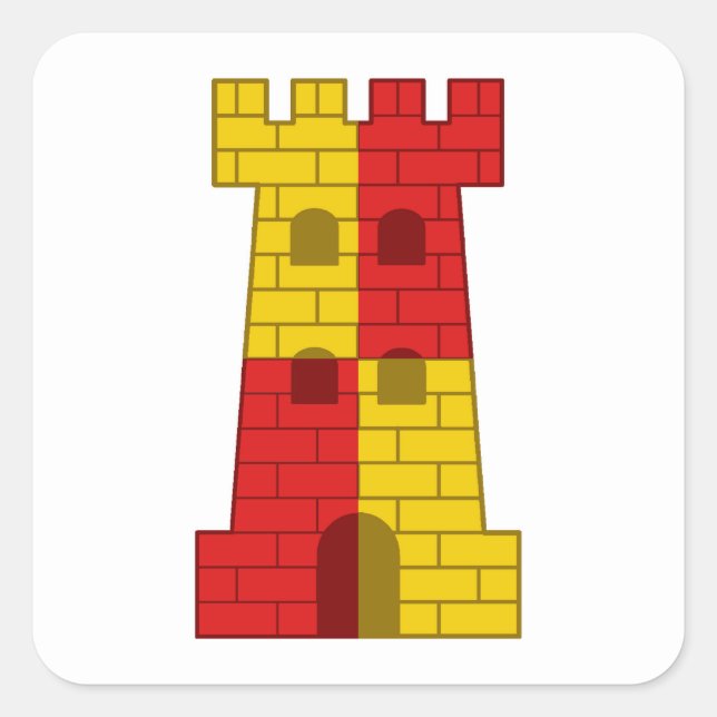 SCA Rokkehealdan Populace Badge Square Sticker (Front)