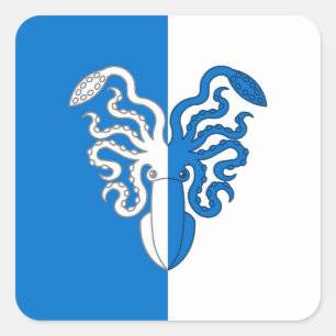 SCA Ruantallan Populace Badge Square Sticker