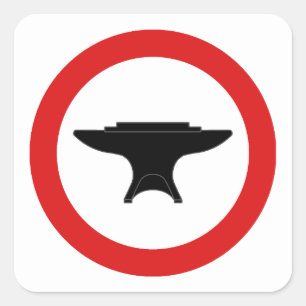 SCA Silva Vulcani Populace Badge Square Sticker